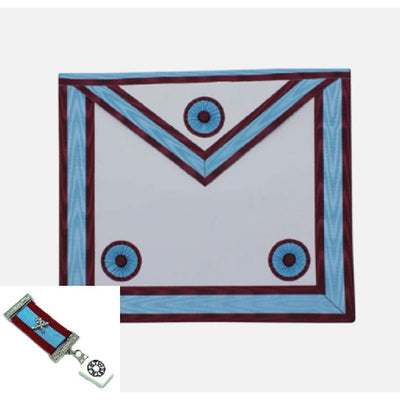Masonic Mark Member Degree Master Mason Apron Lambskin + Jewel TOP TIER