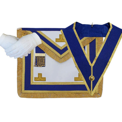 Masonic Regalia Craft Provincial Dress Apron Collar Package Lambskin TOP TIER