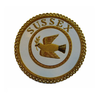 Masonic Regalia Craft-Provincial Full Dress Apron Badge Sussex Brand New