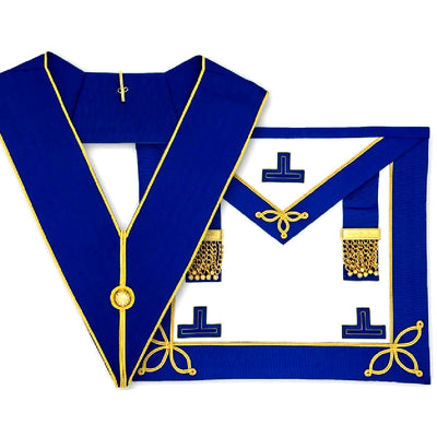 Masonic Regalia Craft Provincial Undress Apron & Collar Bundle Free Gloves TOP TIER