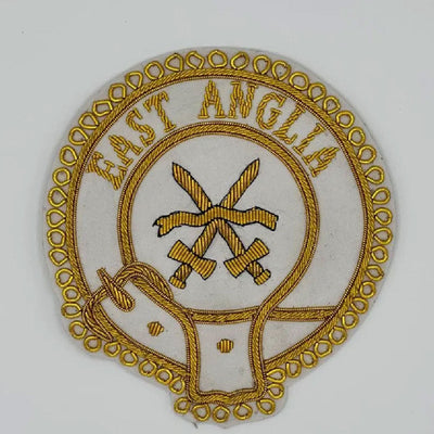 Masonic Regalia Full Dress EAST ANGLIA Apron Badge