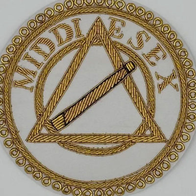 Masonic Regalia Full Dress MIDDLESEX Apron Badge