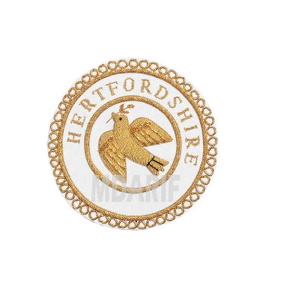 Masonic Regalia Hertfordshire Provincial Masonic Craft Full Dress Grand Apron Badge BRAND NEW