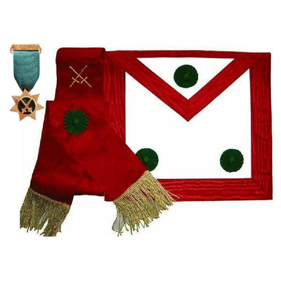 Masonic Regalia Knight Mason Set & Council Of Knight Jewel Lambskin BRAND NEW