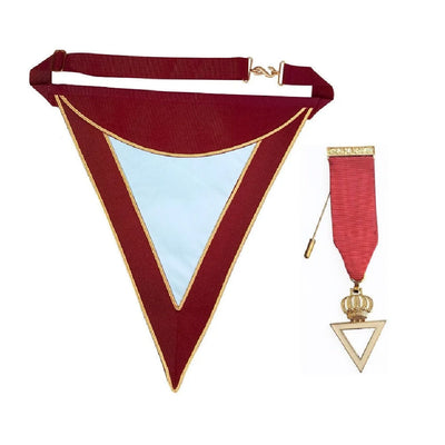 Masonic Regalia Masonic Royal Select Masters Members Apron + Jewel NEW TOP TIER