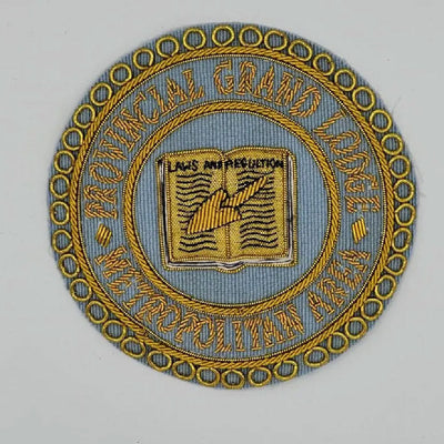 Masonic Regalia PROVINCIAL GRAND LODGE Metropolitan Area Apron Badge