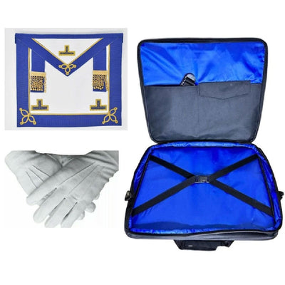 Masonic Regalia Soft Case Bag Craft Provincial Undress Apron Lambskin