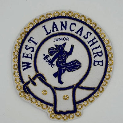Masonic Regalia Undress WEST LANCASHIRE JUNIOR Apron Badge
