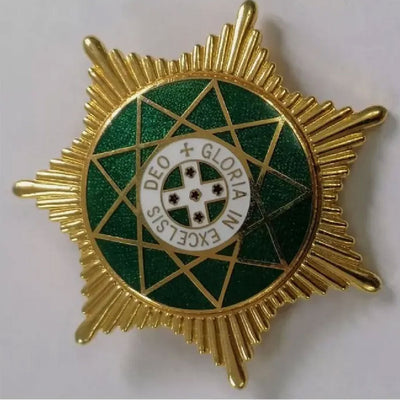 Masonic-Regalia-Vintage-Royal-Order-Of-Scotland-Member-Gold-Star-Jewel-Badge
