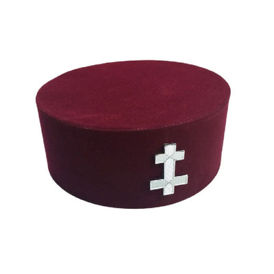 Masonic Regalia  Knights Templar Preceptors Hat with Badge Attached NEW