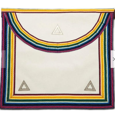 Masonic royal ark mariners past commander apron TOP TIER