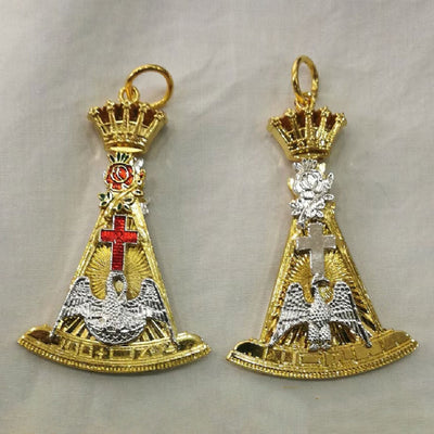 Rose Croix 18 Degree Collar Jewel NEW TOP TIER