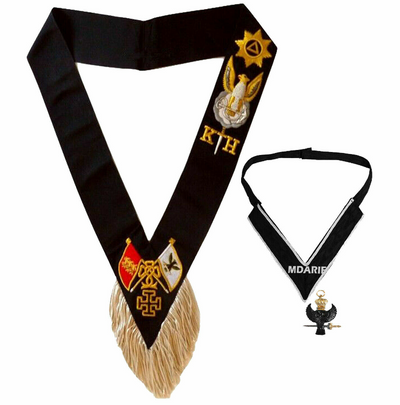 Masonic Regalia Rose Croix Masonic Rose Croix 30th Degree Hand Embroidered Sash NEW TOP TIER