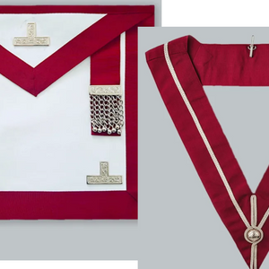 Masonic Regalia Craft District Stewards Apron and Collar TOP QUALITY NEW